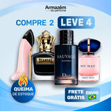 4 Perfumes TESTER (100ml) - Good Girl Blush | Scandal | Sauvage | My Away (5 Anos Armazém do Perfume)