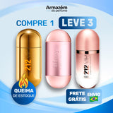 3 Perfumes Femininos (100ml) - 212 VIP | 212 Sexy | 212 VIP Rosé (5 Anos Armazém do Perfume)
